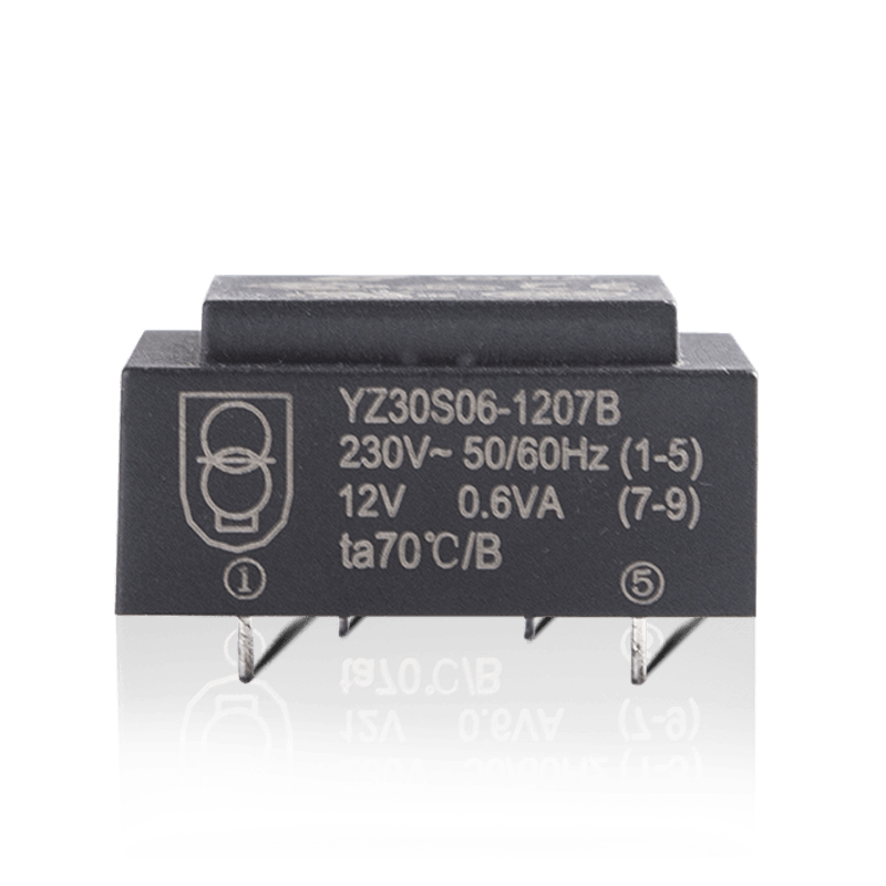 YZ30S08-1207B Nízkofrekvenčný 0,8 VA montáž na PCB transformátor 50 Hz